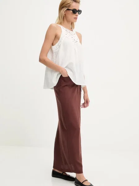 Блузка Answear.LAB з аплікацією білий