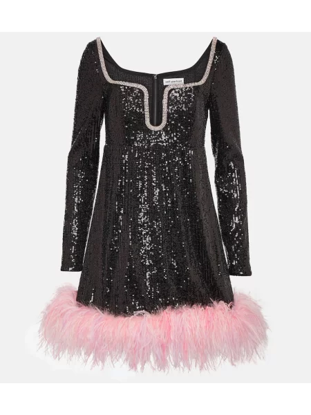 Rochie Self-portrait negru