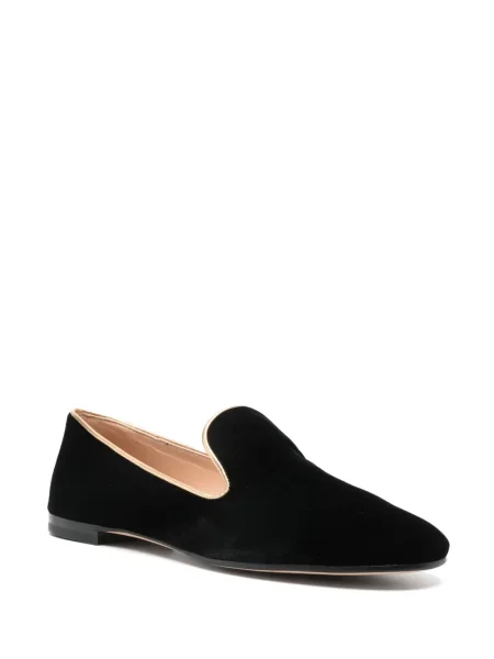 Pantofi loafer Gianvito Rossi din piele de căprioară negru
