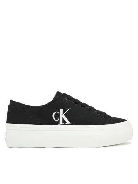 Calvin Klein Jeans Tenisówki Vulc Flatform Low Cv Mg czarny