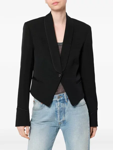 Geacă Isabel Marant de lână negru