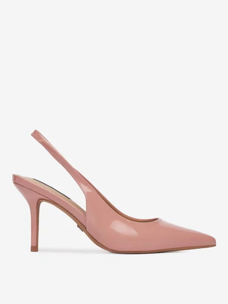 Magassarkú körömcipő Nine West rózsaszín