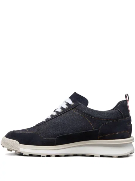 Sneakerși Thom Browne cu șireturi din dantelă albastru