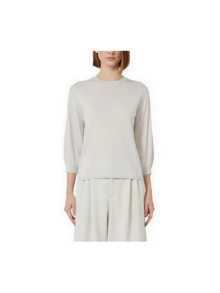 Sweter Max Mara Studio wełniany beżowy