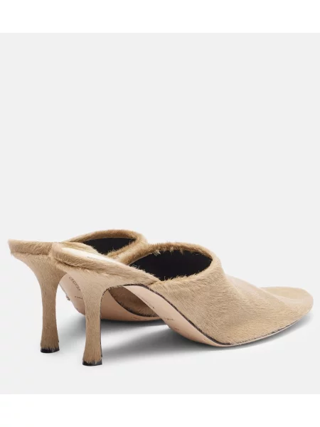 Papuci tip mules Christen bej