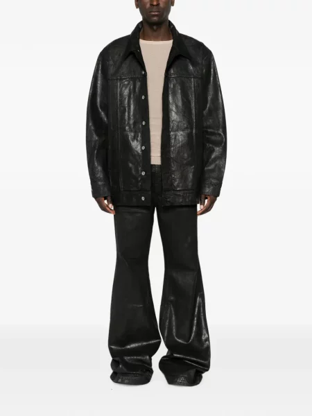 Lepršave traperice Rick Owens Drkshdw lepršave crna