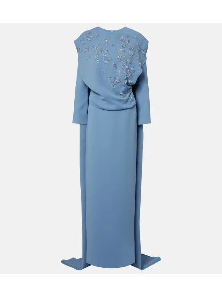 Rochie Marmar Halim albastru
