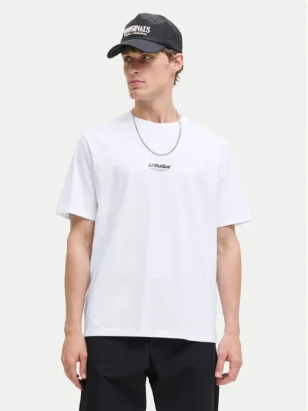 JACK & JONES Tricou JJESOHO negru alb