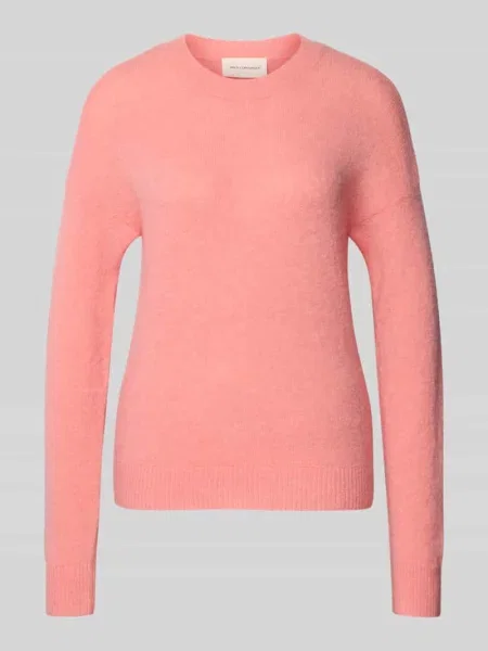 Sweter z dzianiny z okrągłym dekoltem model ‘Festina Hope’ Msch Copenhagen