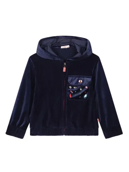 Bluza z kapturem dziecięca Billieblush niebieska