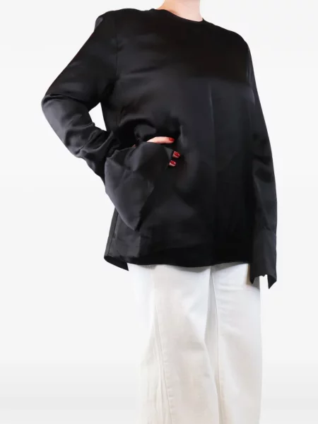 Bluză Raey din satin negru