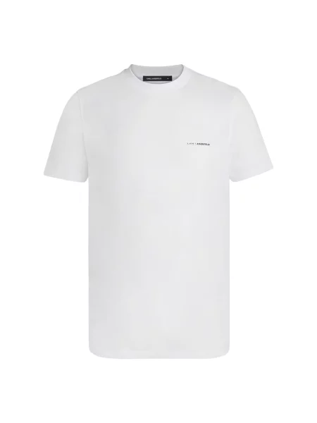 Karl Lagerfeld Tricou gri argintiu alb
