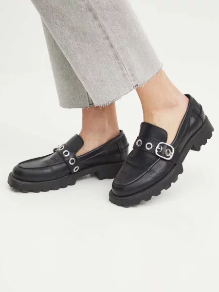 Мокасини Medicine с платформа черно