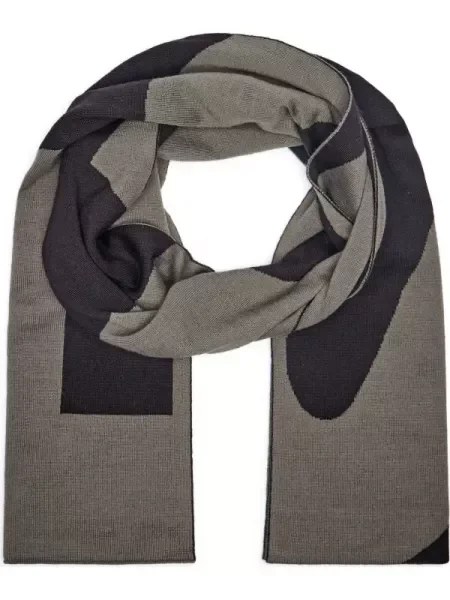 BOSS GREEN De lână șal Arev_Scarf gri