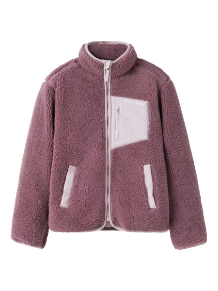 NAME IT Jachetă fleece NKNMattia mauve