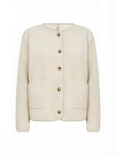 Soyaconcept Jachetă fleece SC-ONYX nisipiu