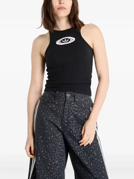 Top sport Adidas cu dungi de catifea cord tenis albastru