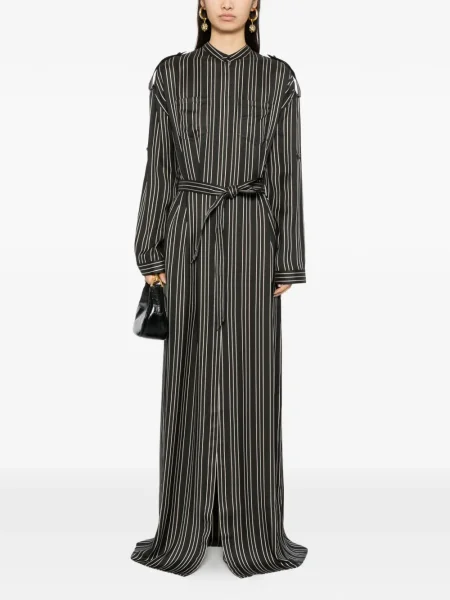 Rochie Tom Ford cu dungi de costum negru
