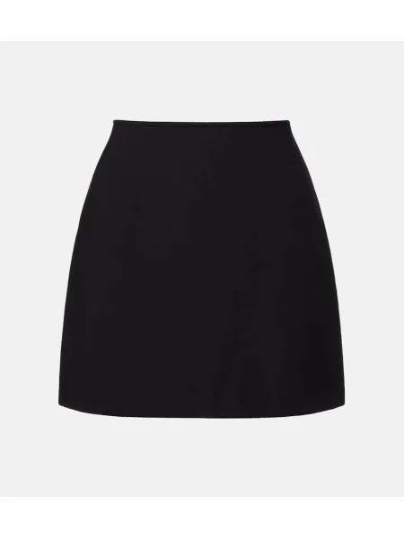 Fustă Wolford cu talie înaltă din jerseu negru