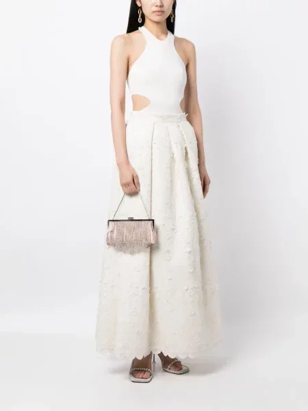 Gėlėtas sijonas Sachin & Babi balta
