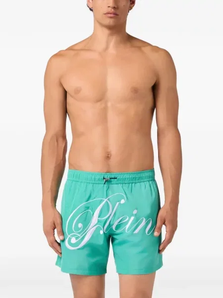 Slip de baie Philipp Plein verde