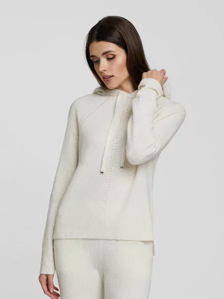 Кашемировая толстовка Marc&andre белая