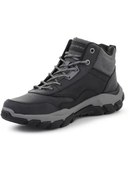 Členkové topánky Skechers sivá