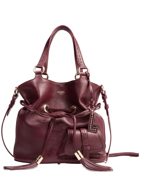 Geantă bucket Lancel roșu