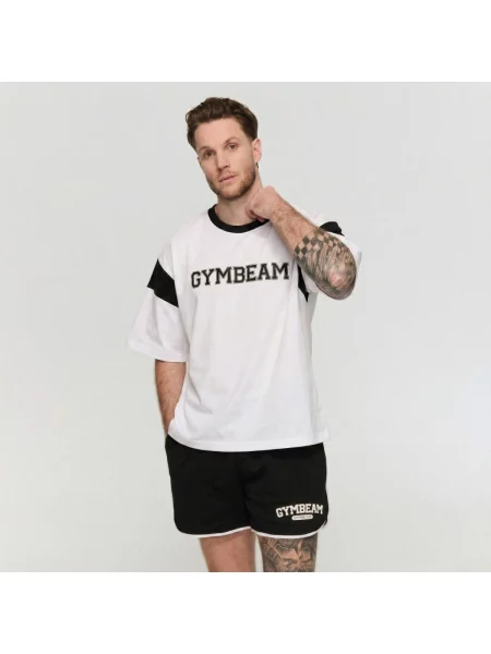 Koszulka oversize Premium Heavyweight Varsity czarna