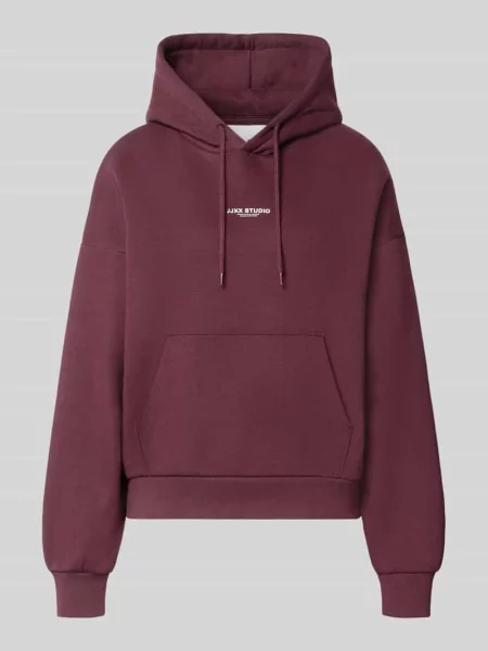 Bluza z kapturem o kroju relaxed fit z mieszanka bawełny model VESTERBRO' Jjxx