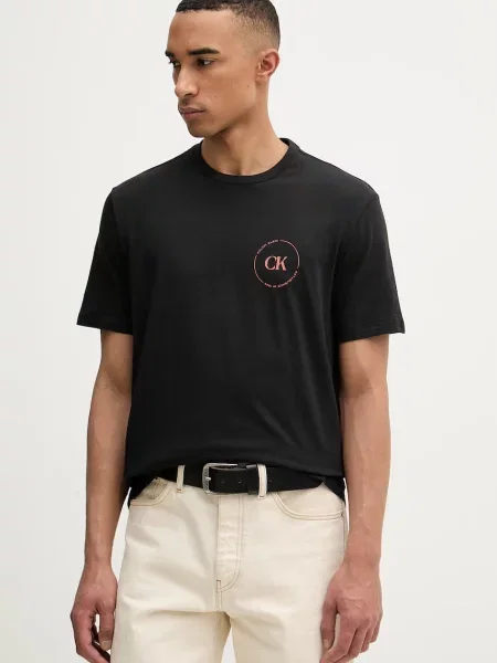 Calvin Klein Jeans T-shirt Ανδρικό μαύρο