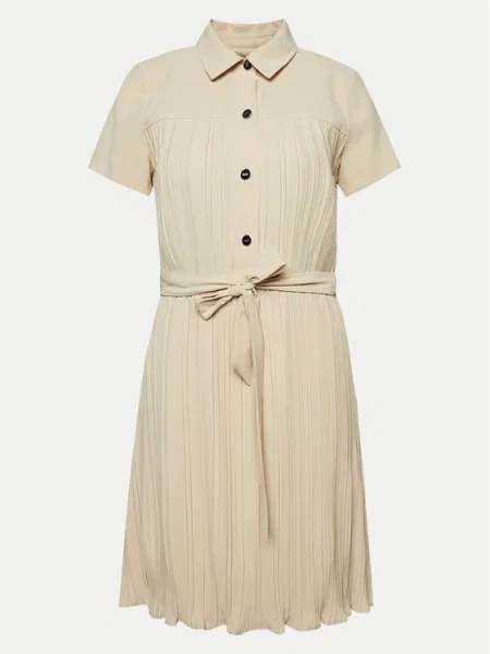 DKNY Rochie tip cămașă bej