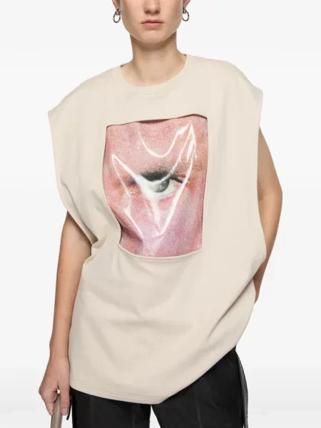 Tricou Acne Studios fără mâneci cu imagine