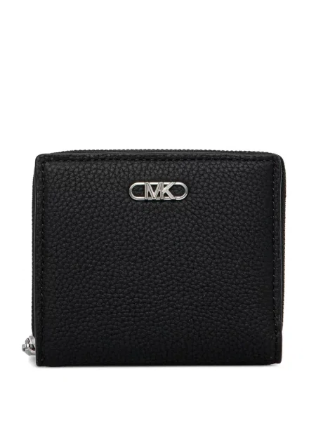 Portofel Michael Michael Kors din piele cu imagine cu model floral alb