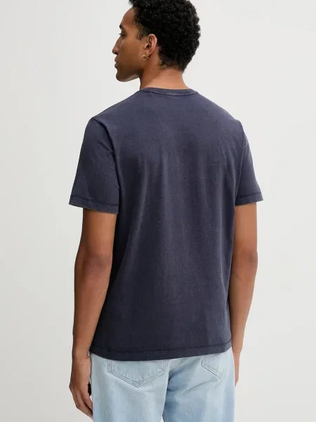 Tričko Guess Jeans tmavomodrá s potiskem