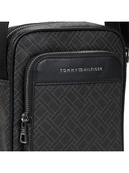 TOMMY HILFIGER Válltáska szürke fekete