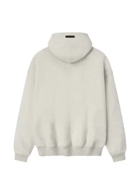 Суичър с качулка Fear Of God Essentials с принт сиво
