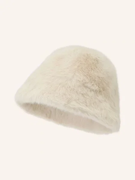 Mrs & Hugs Klobouček Typu Bucket Hat Mimi Z Umělé Kožešiny světle hnědá