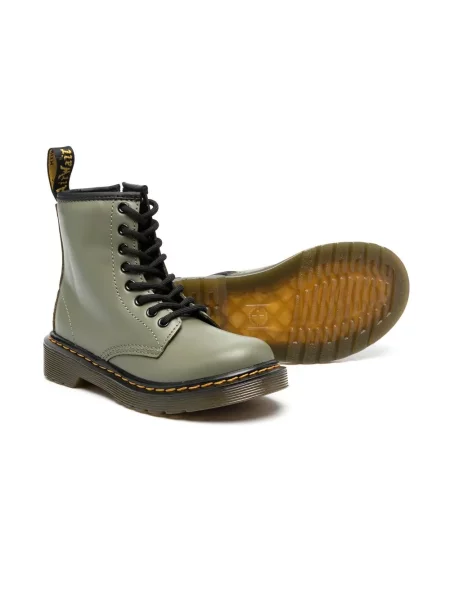 Dětské kotníkové boty Dr. Martens zelené