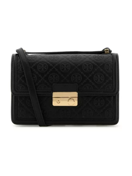 Torebka Tory Burch skórzana czarna
