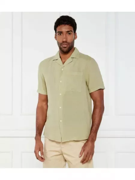 HUGO De in cămașă Ellino | Straight fit verde