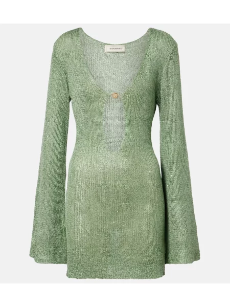 Rochie Bananhot tricotate verde