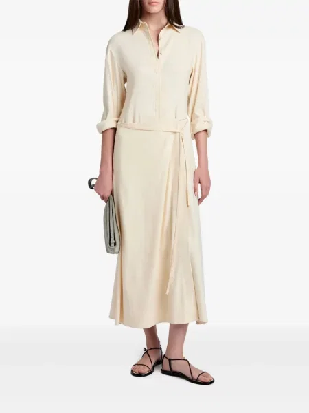 Rochie midi Proenza Schouler White Label până la genunchi de costum alb