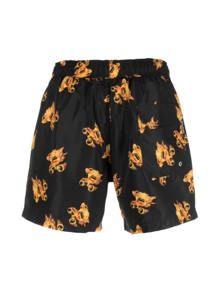 Wielobarwność kąpielówki Palm Angels casual czarne