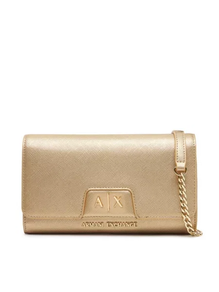 Ročna torba Armani Exchange Zlata