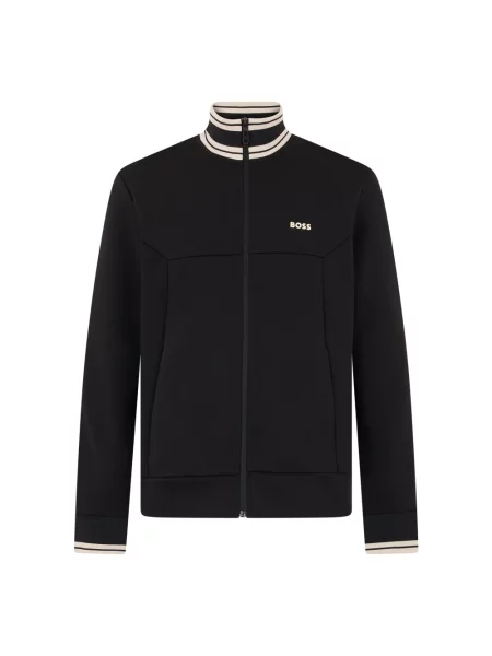 Bluza rozpinana Boss czarna