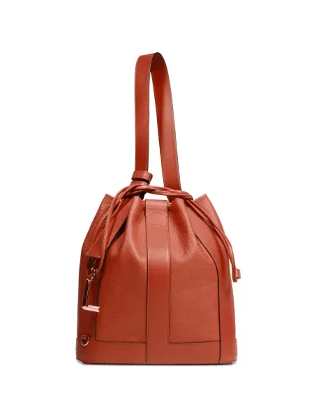 Geantă bucket Lancel portocaliu