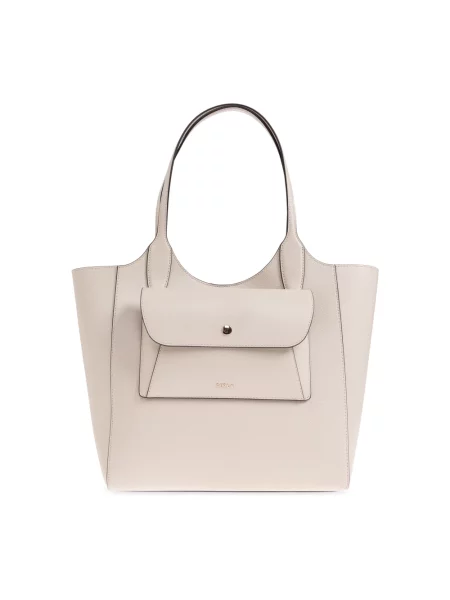 Furla Torebki Kobieta ONE SIZE Skóra Torebka Shopper Lea Medium beżowy