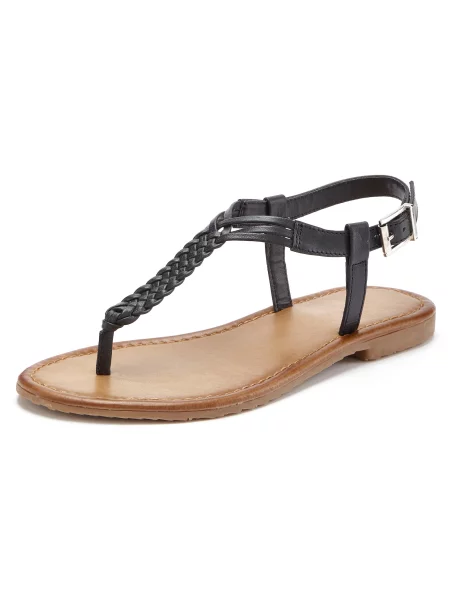 VIVANCE by LASCANA Flip-flops negru