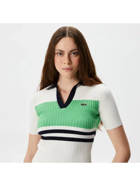 Lacoste Sweter Lacoste biały